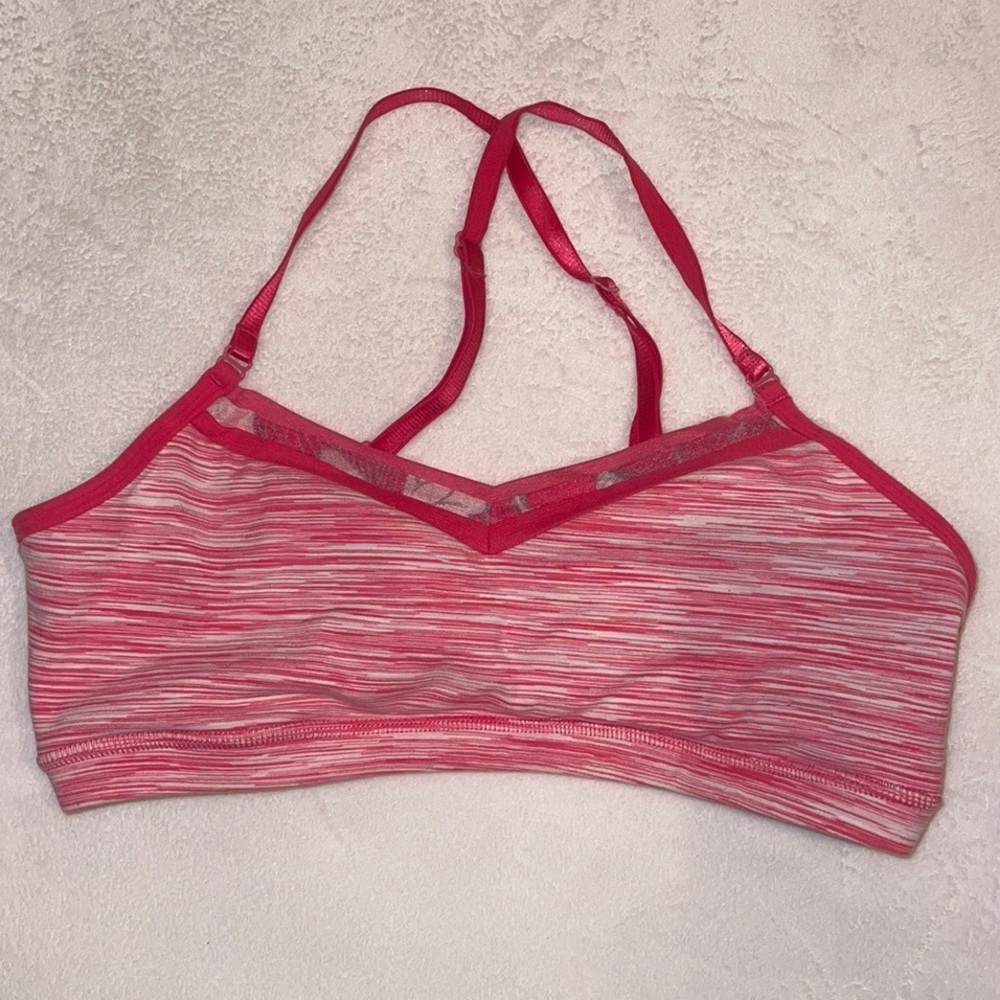 Lululemon Padded Supported Mesh Sports bra